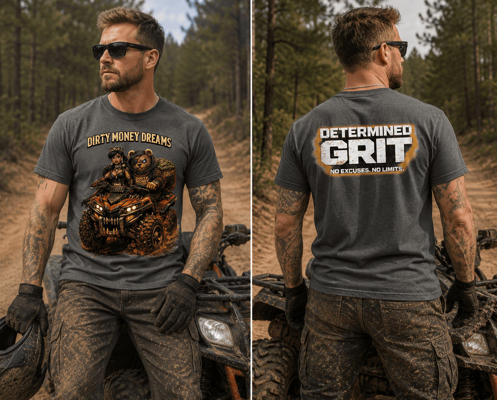 Stay Disciplined Off - Road Graphic T-Shirt – Streetwear | Dirty Money Dreams Trail - ride - DIRTY MONEY DREAMS
