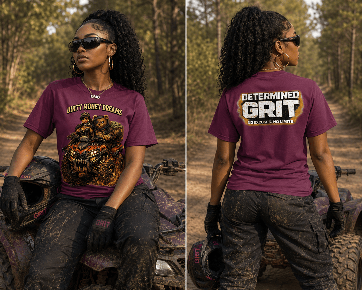Stay Disciplined Off - Road Graphic T-Shirt – Streetwear | Dirty Money Dreams Trail - ride - DIRTY MONEY DREAMS